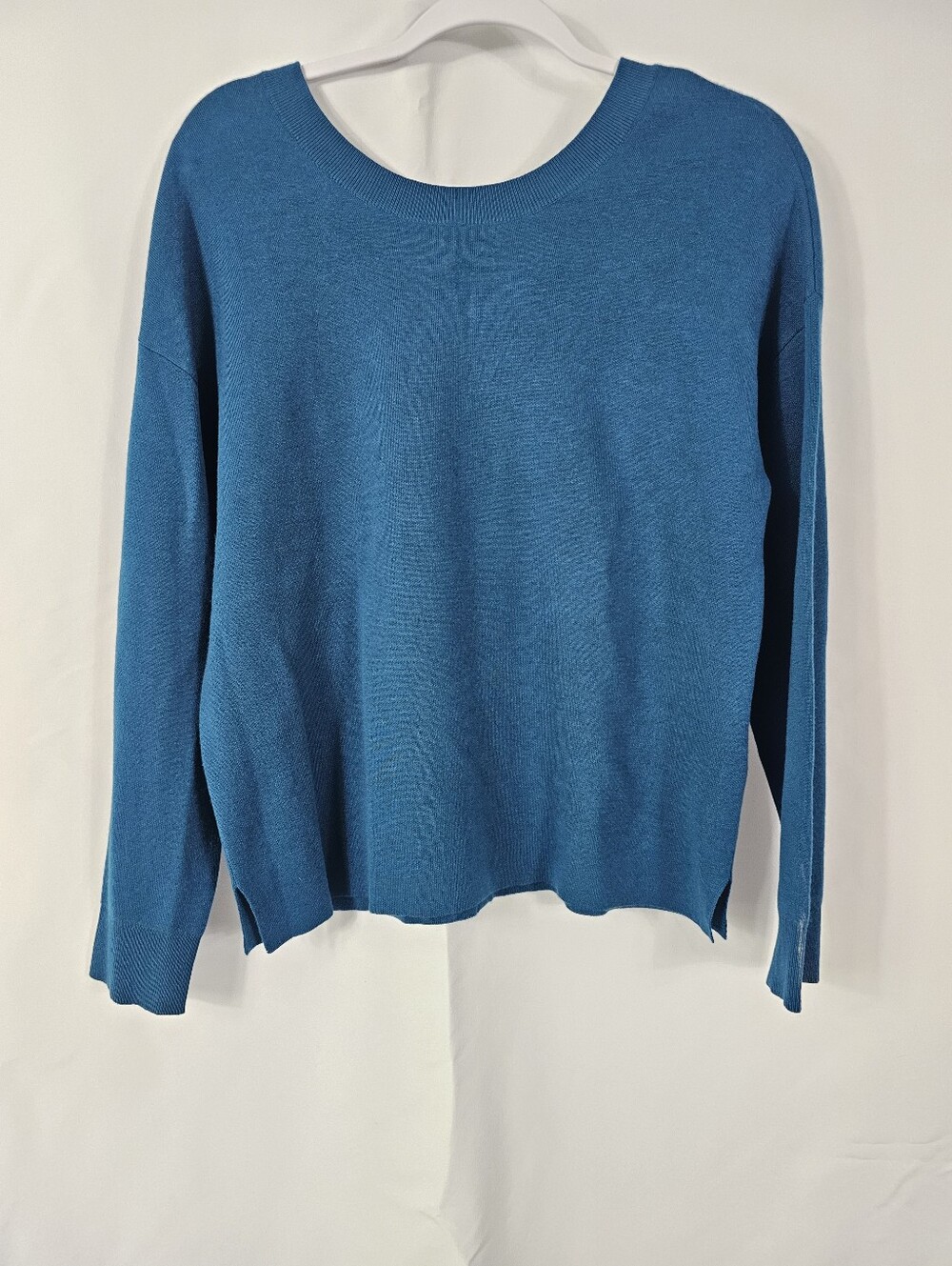 The Kooples Reversible Sweater in Slate Blue - Size 2